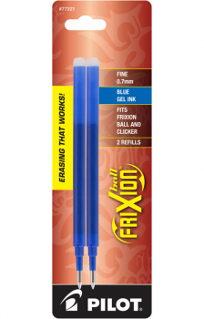 Frixion Erasable Ink Refills - Fine Point - Blue (2 pack)