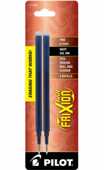 Frixion Erasable Ink Refills - Fine Point - Navy (2 pack)