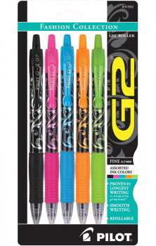 G2 Fashion Colors Fine Point Pen - Assorted (5 pack)