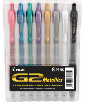 G2 Metallics Fine Point Pen - Assorted (8 pack)