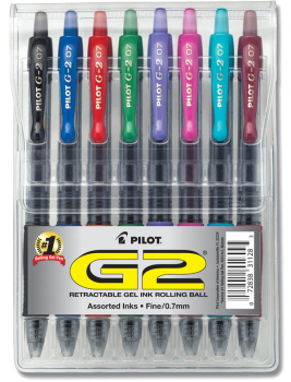 G2 Premium Gel Roller Fine Point Pen - Assorted (8 pack)
