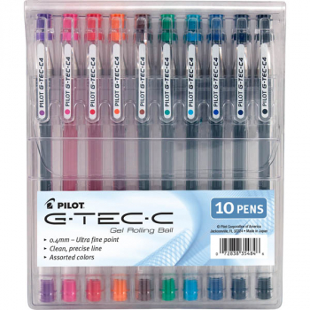 G-Tec-C Gel Ultra Fine Point Pen - Assorted (10 pack)