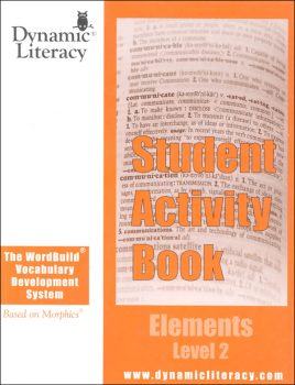 WordBuild Elements Level 2 Student Activity Book