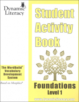 WordBuild Foundations Level 1 Student Activity Book