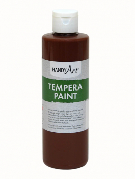 Brown Tempera Paint 8 oz.