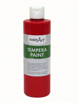 Red Tempera Paint 8 oz.