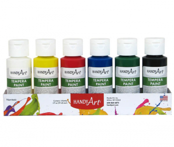 Tempera Paint Primary Kit - 2 oz (6 Colors)