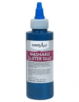 Glitter Glue (Washable) Blue - 4 oz.