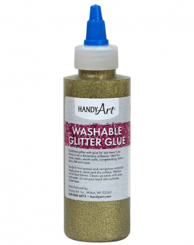 Glitter Glue (Washable) Gold - 4 oz.
