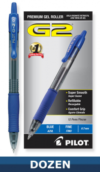 G2 Fine Point Pen - Blue (box of 12)
