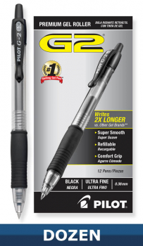 G2 Ultra Fine Point Pen - Black (box of 12)