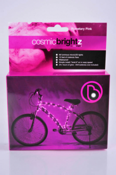 Cosmic Brightz Bike Wrap -Pink(60 lights/10')