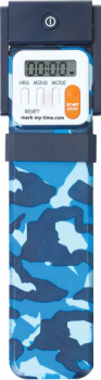 Mark-My-Time Digital Booklight Blue Camouflage