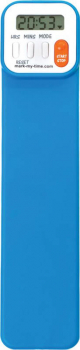 Mark-My-Time Digital Bookmark Neon Blue