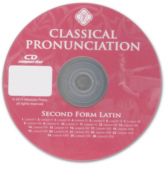 Second Form Latin Classical Pronunciation CD