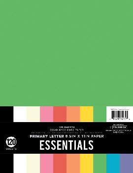 Essentials Paper Pack  - Primary (120 sheets) 8.5" x 11" Primary