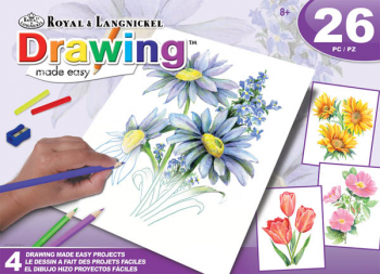 Drawing Made Easy Art Activity Set - Flowers
