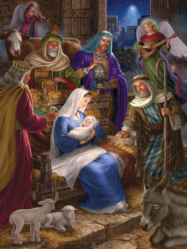 Holy Night Puzzle (Family 350 Piece Puzzle)