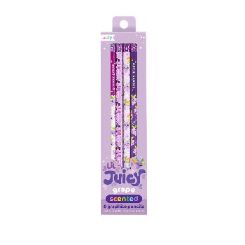 Lil Juicy Scented Graphite Pencils - Grape (set of 6)