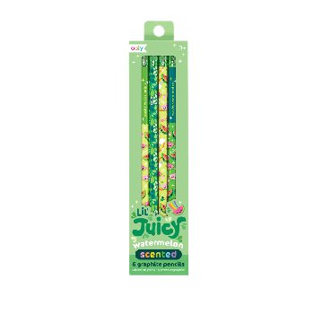 Lil Juicy Scented Graphite Pencils - Watermelon (set of 6)