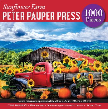 Sunflower Farm Jigsaw Puzzle (1000 piece)