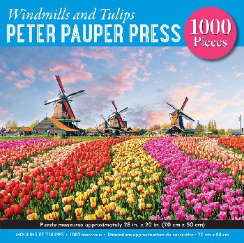 Windmills and Tulips Jigsaw Puzzle (1000 piece)