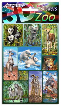 Zoo 3D Stickers