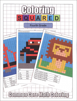 Coloring Squared: Fourth Grade (Coloring Squared Common Core Math Coloring Books)