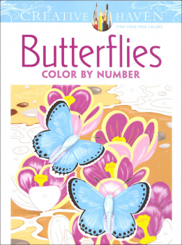 Butterflies Color by Number Book