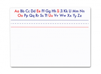 Alphabet Magnetic Dry Erase Board - Two-Sided (9" x 12")