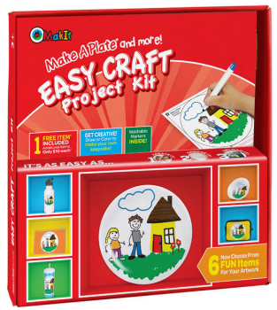Make A Plate and more! Easy Craft Project Kit