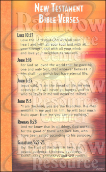 New Testament Bible Verses Mind & Heart Memory Cards (Package of 12)