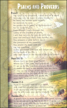 Psalms & Proverbs Mind & Heart Memory Cards (Package of 12)