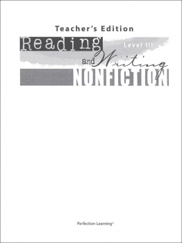 Reading and Writing Nonfiction Level III Teacher Guide