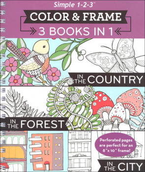 Color & Frame 3 Books in 1: In the Country, In the Forest, In the City
