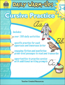 Daily Warm-Ups: Cursive Practice