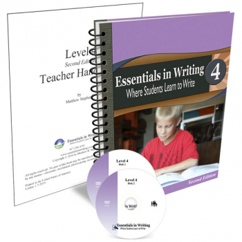Essentials in Writing Level 4 Combo (DVD, Textbook/Workbook and Teacher Handbook) 2nd Edition