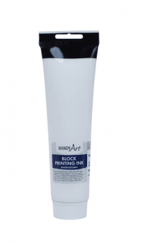 Block Ink Water Soluble - White (5oz Tube)