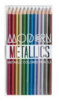 Modern Metallics Colored Pencils (12 Count)