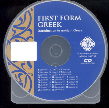 First Form Greek Pronunciation CD