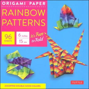 Origami Paper - Rainbow Patterns