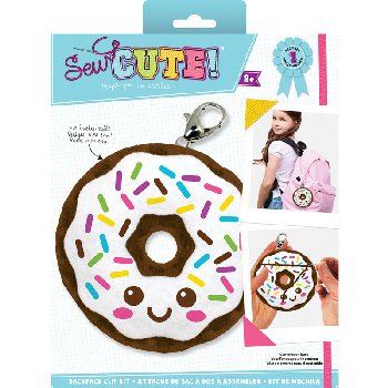 Sew Cute Felt Keychain Kit Donut