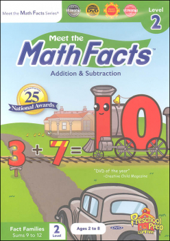 Math Facts Add/Subtract Level 2 DVD