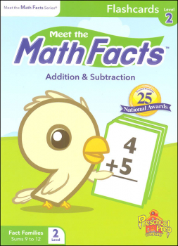 Meet the Math Facts +/- Flashcards Level 2
