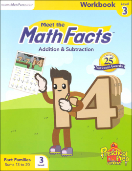 Meet the Math Facts Add/Subtract Workbook 3