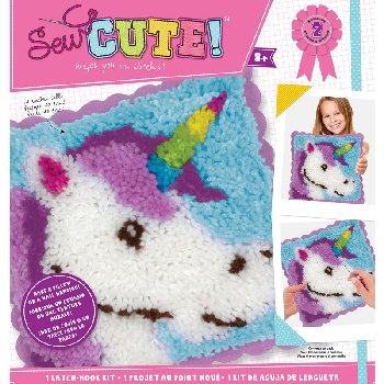 Sew Cute Latch-Hook Kit Unicorn