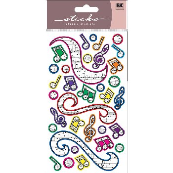 Colorful Music Stickers