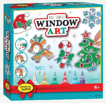 Holiday Easy Sparkle Window Art Kit