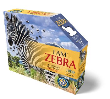 I AM Zebra Puzzle 1000 pieces (Madd Capp Puzzles)