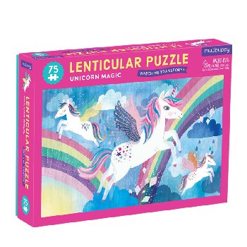 Unicorn Magic Lenticular Puzzle (75 pieces)